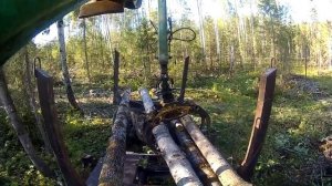 Урал лесовоз Поездка за дровами