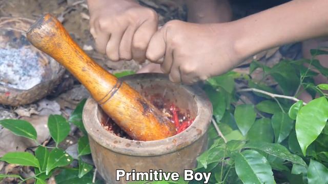 Survival in the rainforest - Fish and cooking eating смотреть онлайн