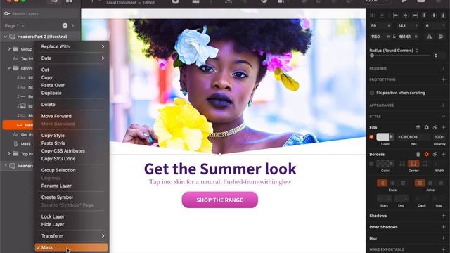 Ecommerce Header UI Design + Landing Page in Sketch | Part 2 | UserAndI смотреть онлайн