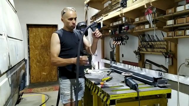 Пистолет с электроклапаном для пескоструя.Получится?/Sandblast gun with solenoid valve.Will it work смотреть онлайн
