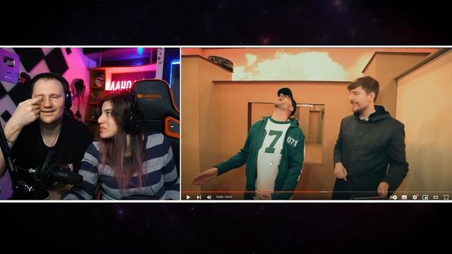 Игра в кальмара в реальной жизни на 456 000$ ! | РЕАКЦИЯ на MrBeast На Русском смотреть онлайн