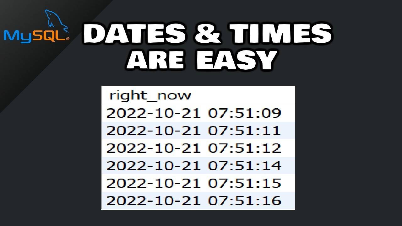 Урок №8: MySQL ТЕКУЩАЯ ДАТА() И ТЕКУЩЕЕ ВРЕМЯ() смотреть онлайн