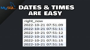 Урок №8: MySQL ТЕКУЩАЯ ДАТА() И ТЕКУЩЕЕ ВРЕМЯ()