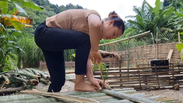 How To Build Deck From Bamboo With Girl In Forest ( Make Terrace ) - Ep.95 смотреть онлайн