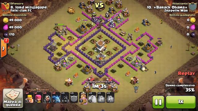 Clash of Clans | War Recap #1 Zeppelin War vs Friki clan FC смотреть онлайн