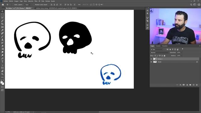 Selección a Trazado Vectorial en Photoshop смотреть онлайн