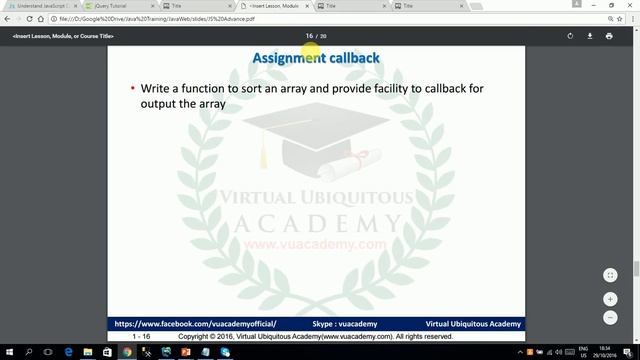 Higher Order and Callback Function смотреть онлайн