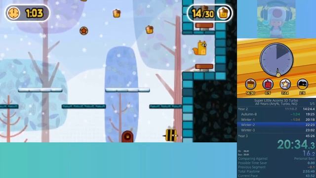 [Former WR] All Years (Any%, Turbo) Speedrun in 40:43 (Super Little Acorns 3D Turbo) смотреть онлайн