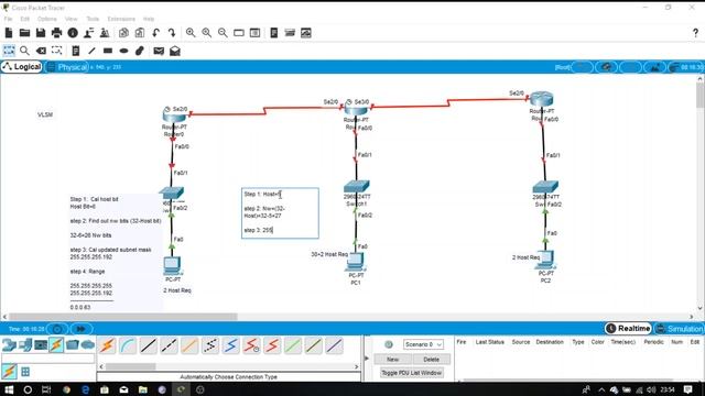 Networking Lab-13 | VLSM ADDRESSING USING 3 Routers | Cisco Packet Tracker | Engineering Tutorial смотреть онлайн