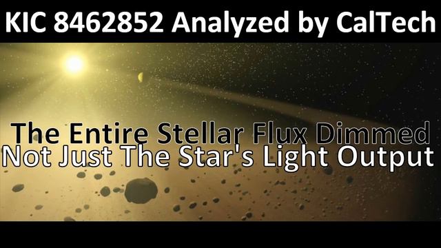 KIC 8462852 Analyzed by CalTech The Whole Star's Stellar Flux Dimmed смотреть онлайн