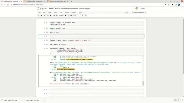 AWS Lambda Connect boto3 смотреть онлайн