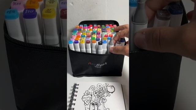 Cheap markers Vs copics: doodle art! Part 1 смотреть онлайн