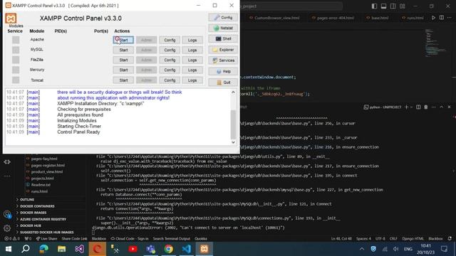 MySQLdb.OperationalError: (2002, "Can't connect to server on 'localhost' (10061)") Solved Error ? смотреть онлайн
