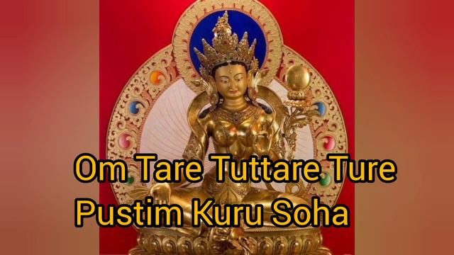 Yellow Tara mantra 108 times5 minutes chanting 🙏 manifest job success money prosperity 🌈🌈🦋 смотреть онлайн