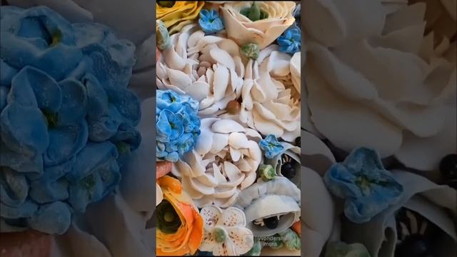 зефирный букет 40 см диаметром