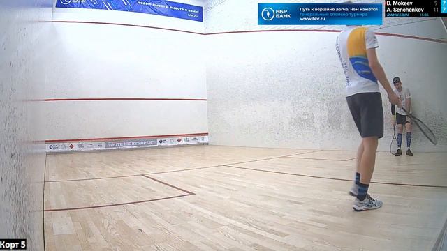 Корт 5. Турнир по сквошу BBR Bank White Nights Open 2022, день 3, 12.06.2022. Сквош-клуб RC Club. смотреть онлайн