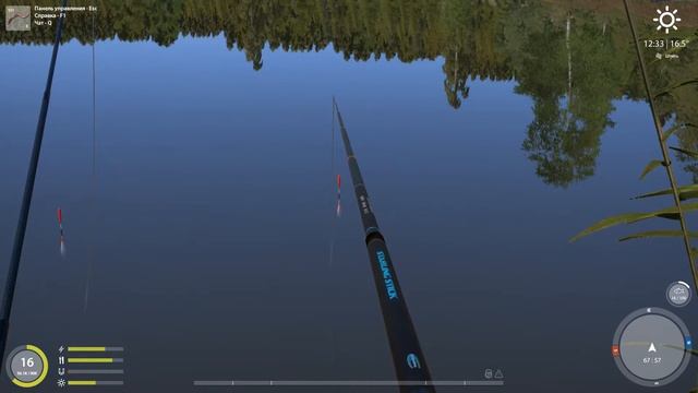 Русская рыбалка 4 - Старое Озеро Комариное - Ловим на червя с причала смотреть онлайн