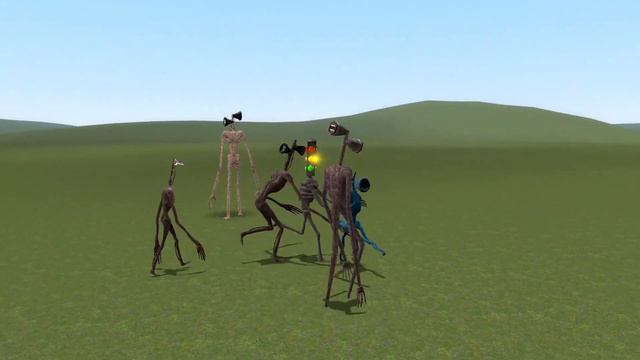 MECHA Cartoon Cat vs 10 SIREN HEAD Garry's Mod смотреть онлайн