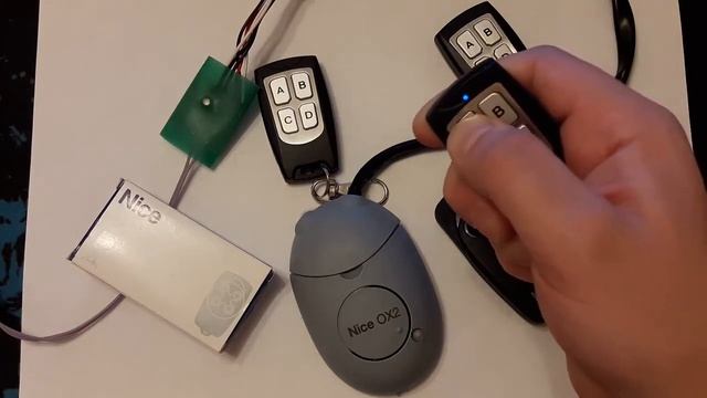 Инструкция по программированию пульта управления 2 в 1 для Nice Flor S V2