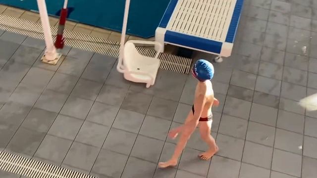 Соревнования по плаванию | 50 метров на спине | Школа плавания | 3 юношеский разряд | смотреть онлайн