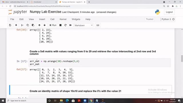 Numpy Class-4 | Array Manipulation | Indexing/Slicing/Reshaping/Stacking/Concatenation | Python смотреть онлайн