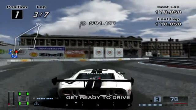 OPERA PARIS DREAM CAR CHAMPIONSHIP - GRAN TURISMO 4 FORD GT LM SPEC II RACE CAR смотреть онлайн