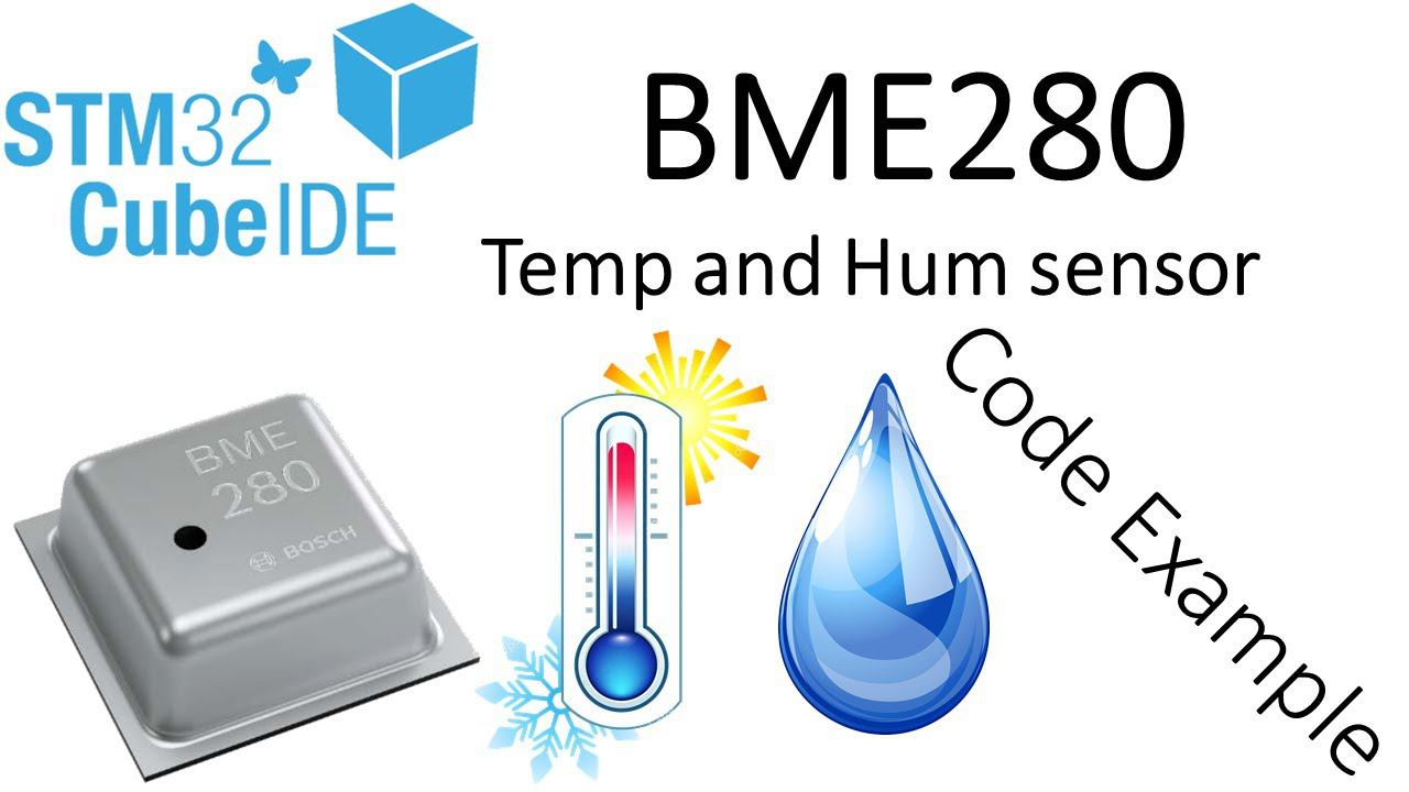 Датчик BME280. Измерение влажности и температуры. Stm32 CubeIDE.