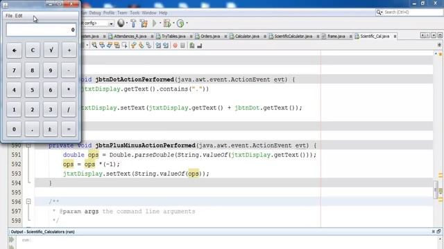 How to Create Scientific Calculator in Java NetBeans смотреть онлайн