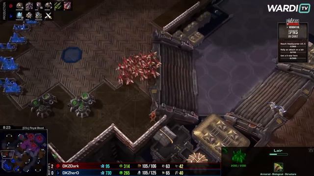 herO vs Dark (PvZ) - WardiTV Korean Royale PLAYOFFS! [StarCraft 2] смотреть онлайн