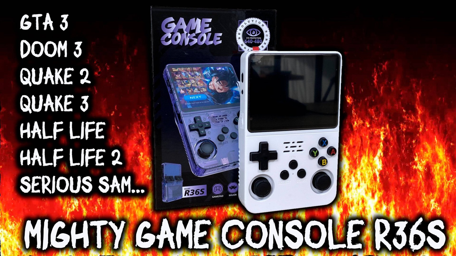 R36s - тестируем Serious Sam / Half Life / Doom 3 смотреть онлайн