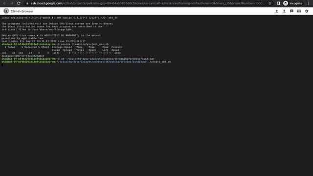 Streaming Data Processing: Streaming Data Pipelines into Bigtable || #qwiklabs || #coursera смотреть онлайн