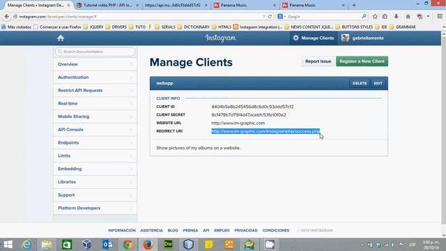 Integracion de la API Instagram con PHP смотреть онлайн