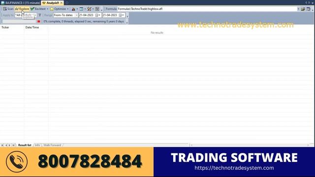 Intraday Open High Low Strategy with Live Scanner - Techno Trade System смотреть онлайн