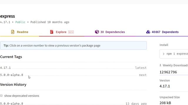 #9 NPM - Installer une Version Spécifique d'un Module смотреть онлайн