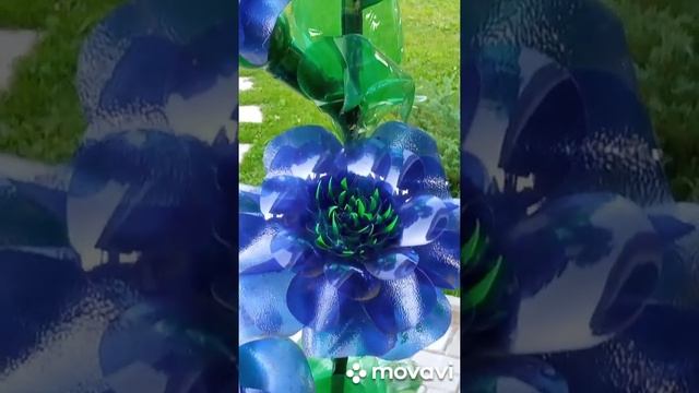 Цветок фантазийный, из пластиковых бутылок! смотреть онлайн
