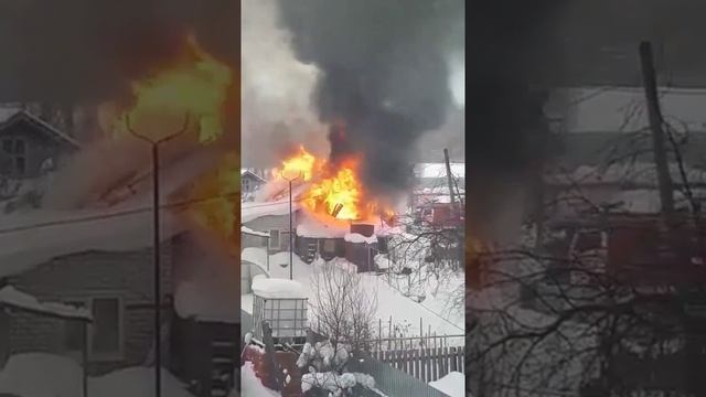 В Йошкар-Оле горел жилой дом