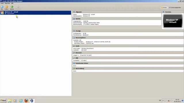 Einrichtung virtuelle Maschine in Oracle Virtual Box смотреть онлайн