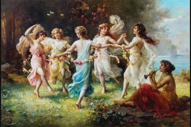 Ханс Зацка - Ода женской красоте {Hans Zatzka - An Ode to female beauty} смотреть онлайн