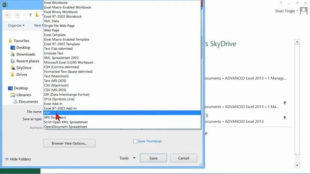 Microsoft Office Excel 2013 Tutorial: Exporting Data from Excel | K Alliance смотреть онлайн