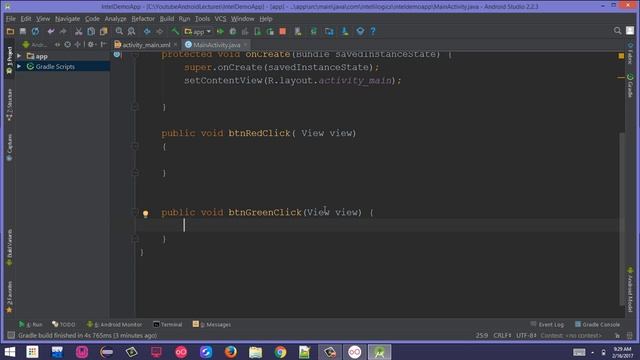 7. Android Button Click Change Color смотреть онлайн