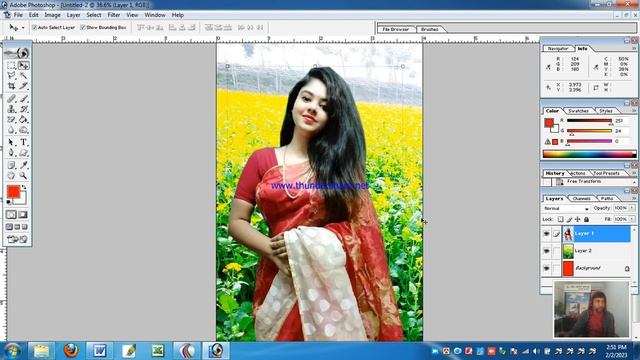 Photoshop File Menu Tutorial। File Menu and background photo editing смотреть онлайн