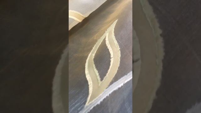 Тюль в полоску. Органза Florian (золото) смотреть онлайн