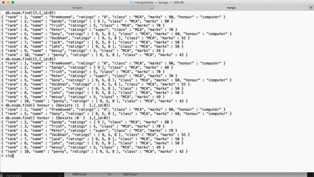 MongoDb Tutorial 20 : How to use $exists and $type for match operators in MongoDB смотреть онлайн
