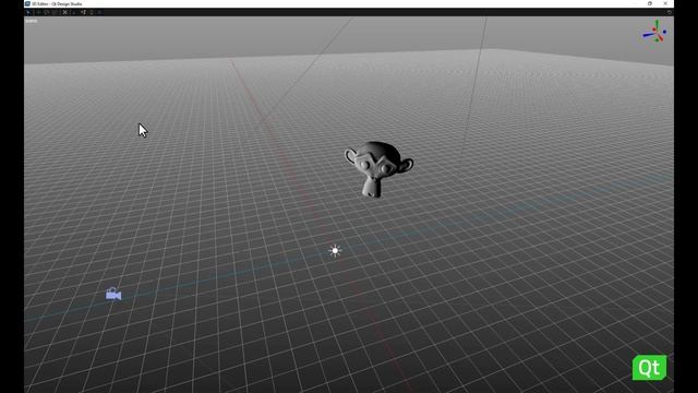Getting Started with Qt Design Studio: Navigating in the 3D Editor & Using the Toolbar смотреть онлайн