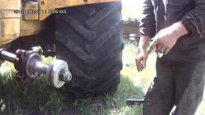 Трактор Кировец. Ремонт гидроцилиндра поворота.