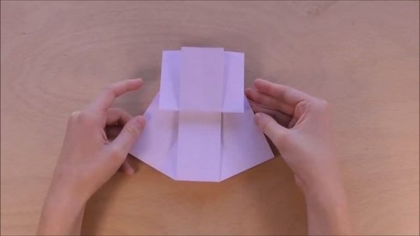 Origami Kleid falten mit Papier - Einfache Origami Kleidung falten als Deko oder Geschenk