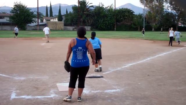 Nick Sliding Double To Right On Error Game 3 FBC Softball 2013 смотреть онлайн