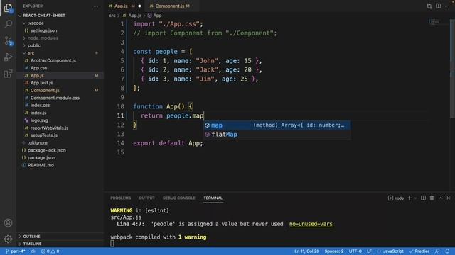React Cheat Sheet (Lists) - Part 4 смотреть онлайн