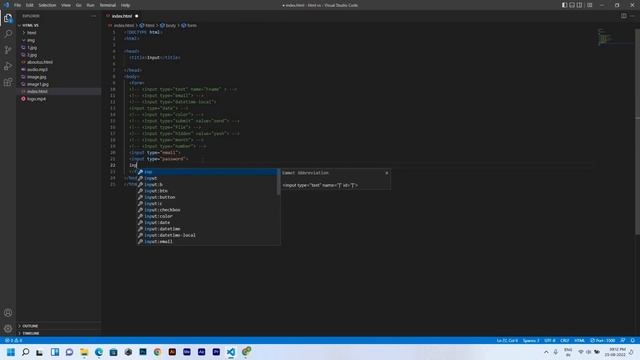 input type password in html | HTML form with input type password| How to create Password in html #8 смотреть онлайн