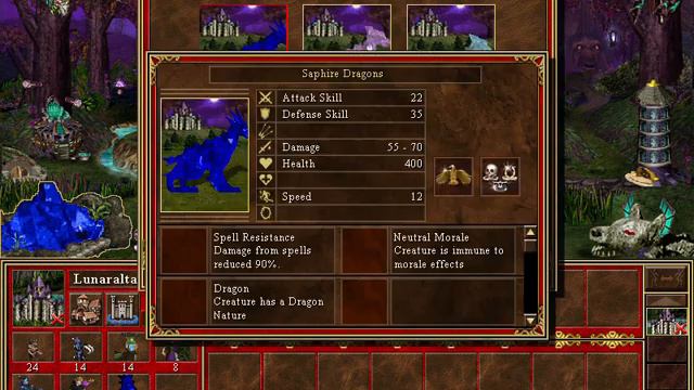 Grove Town (Night Elves) v1.15 Trith Edition Heroes 3 mod (VCMI) смотреть онлайн